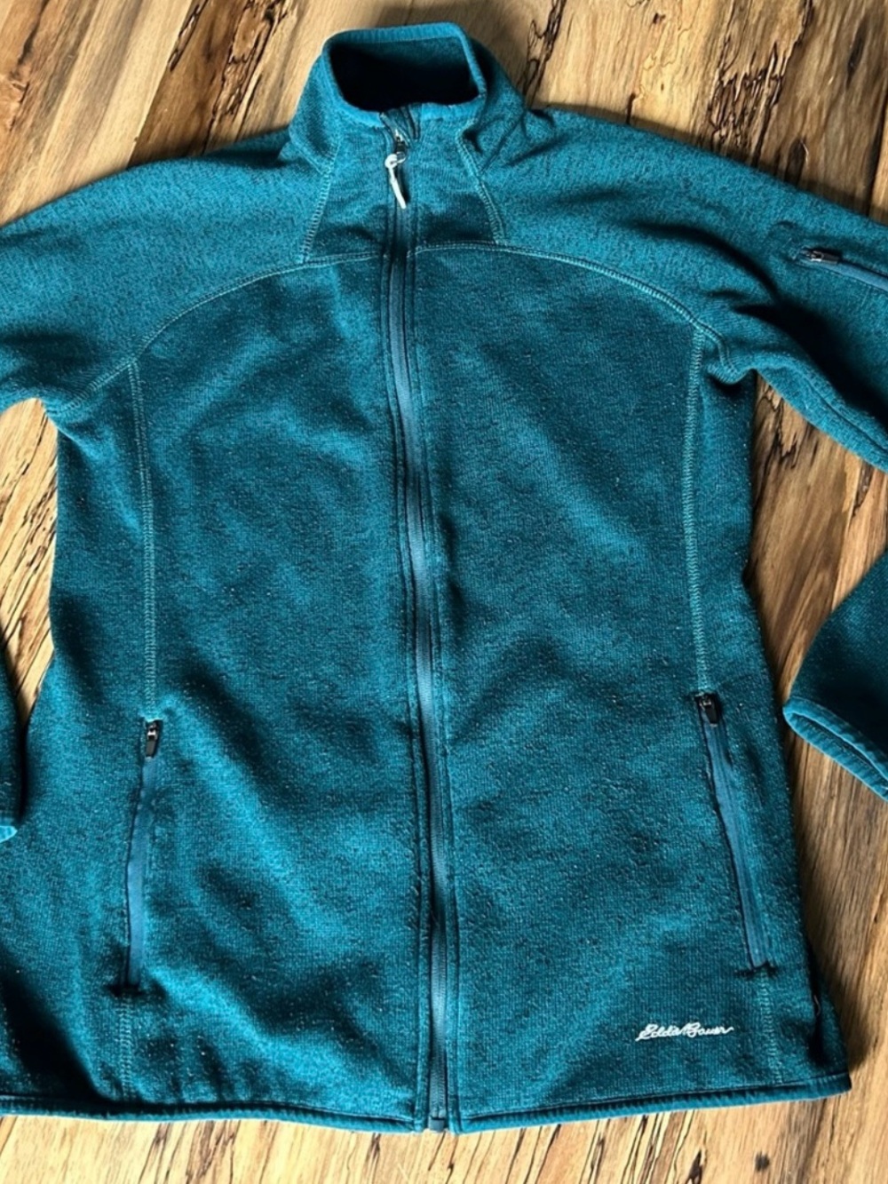 Eddie Bauer Teal Full-Zip Jacket